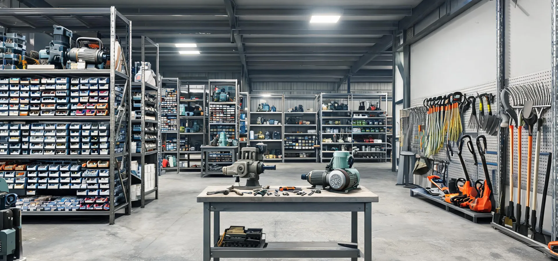 Wayne warehouse and service bench