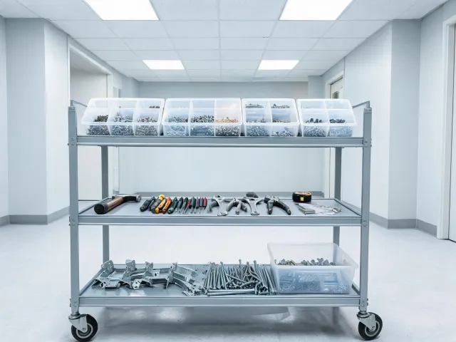 Property maintenance hardware cart