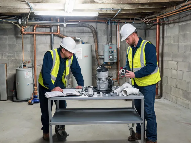 Pump replacement staging